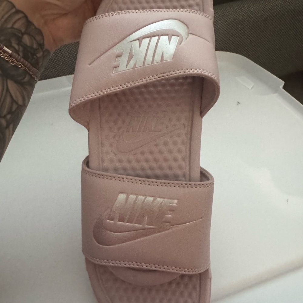 Nike Pink Slide Sandals
